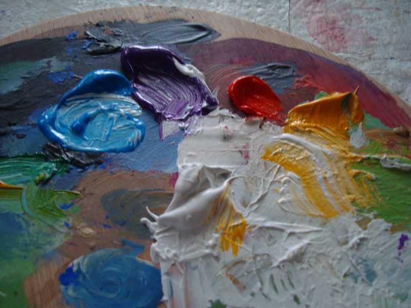 Mixing paint 2