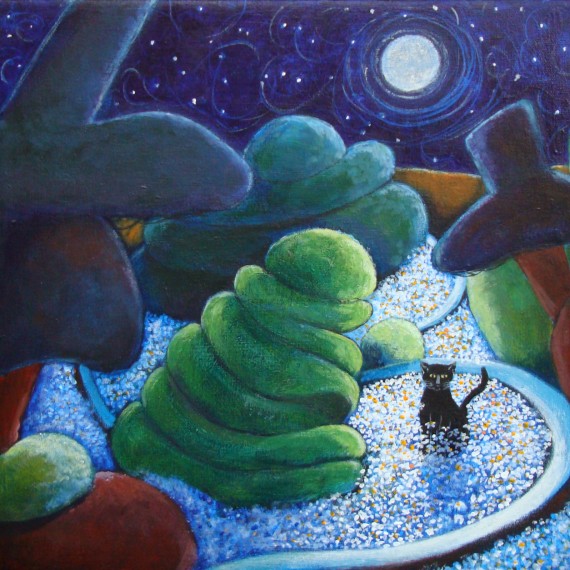 MOON CAT by Fran Slade