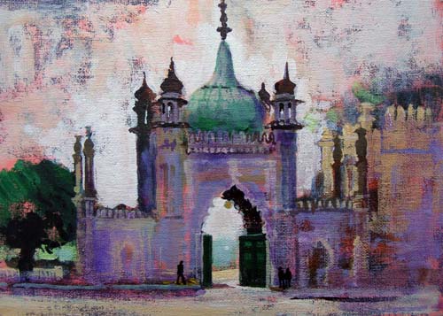 BRIGHTON PAVILION NORTH GATE by Colin Ruffell